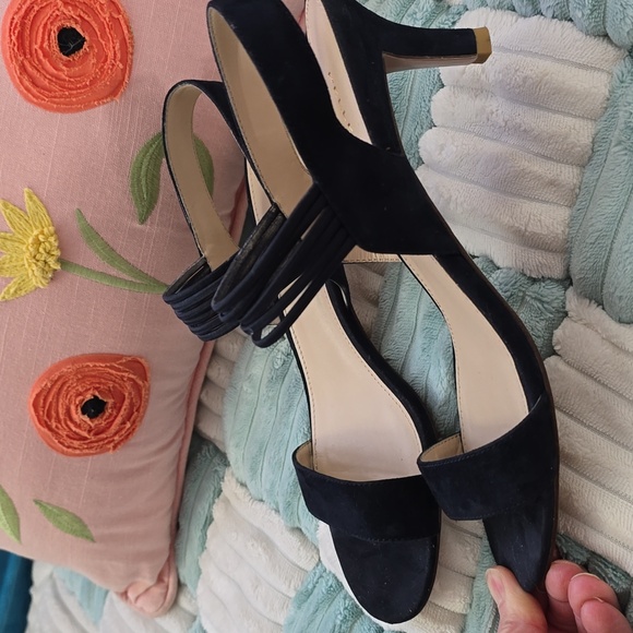 PELLE MODA REBA SUEDE WOMEN'S SANDALS HEELS - Picture 5 of 11